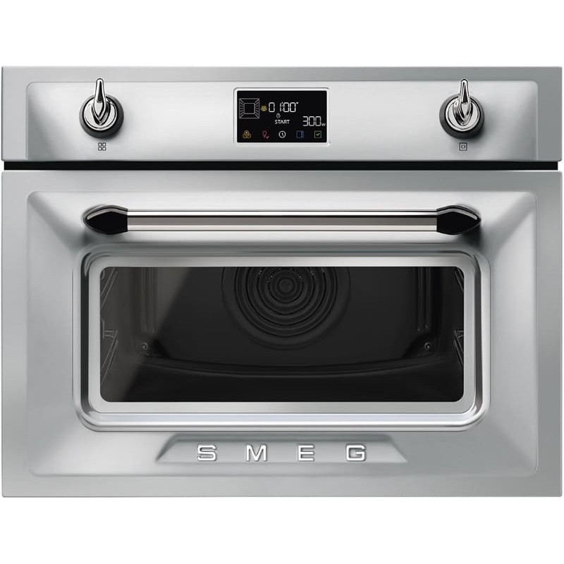 Horno y Microondas Smeg SO4902M1X de 60cm Inox