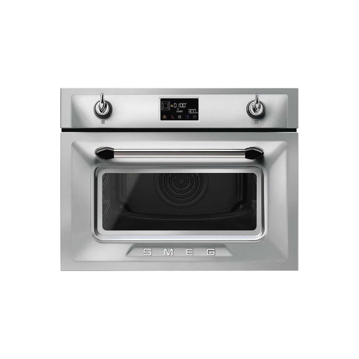 Horno y Microondas Smeg SO4902M1X de 60cm Inox