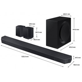 Barra de Sonido Samsung HWQ990C/ZF