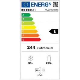 Frigorifico Infiniton FG420TD76WES 173cm No Frost