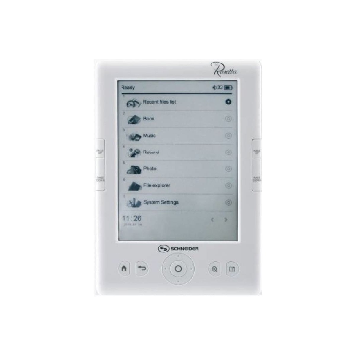 Libro Digital Schneider Rosetta 5” 4GB Blanco