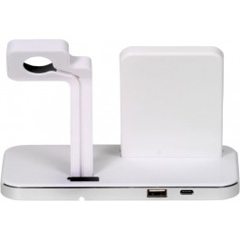 Cargador Inalambrico Vivanco 2 en 1 Wireless 10w