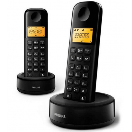 Comprar Telefono fijo Inalambrico D1602B Duo Negro Oferta Outlet