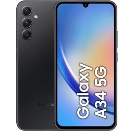 TELEFONO SAMSUNG GALAXY A34 5G 6,6" FHD+ AMOLED 6GB 128GB NEGRO