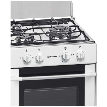 Cocina Meireles G1530DVW1 de 3 Zonas Blanca Gas Butano