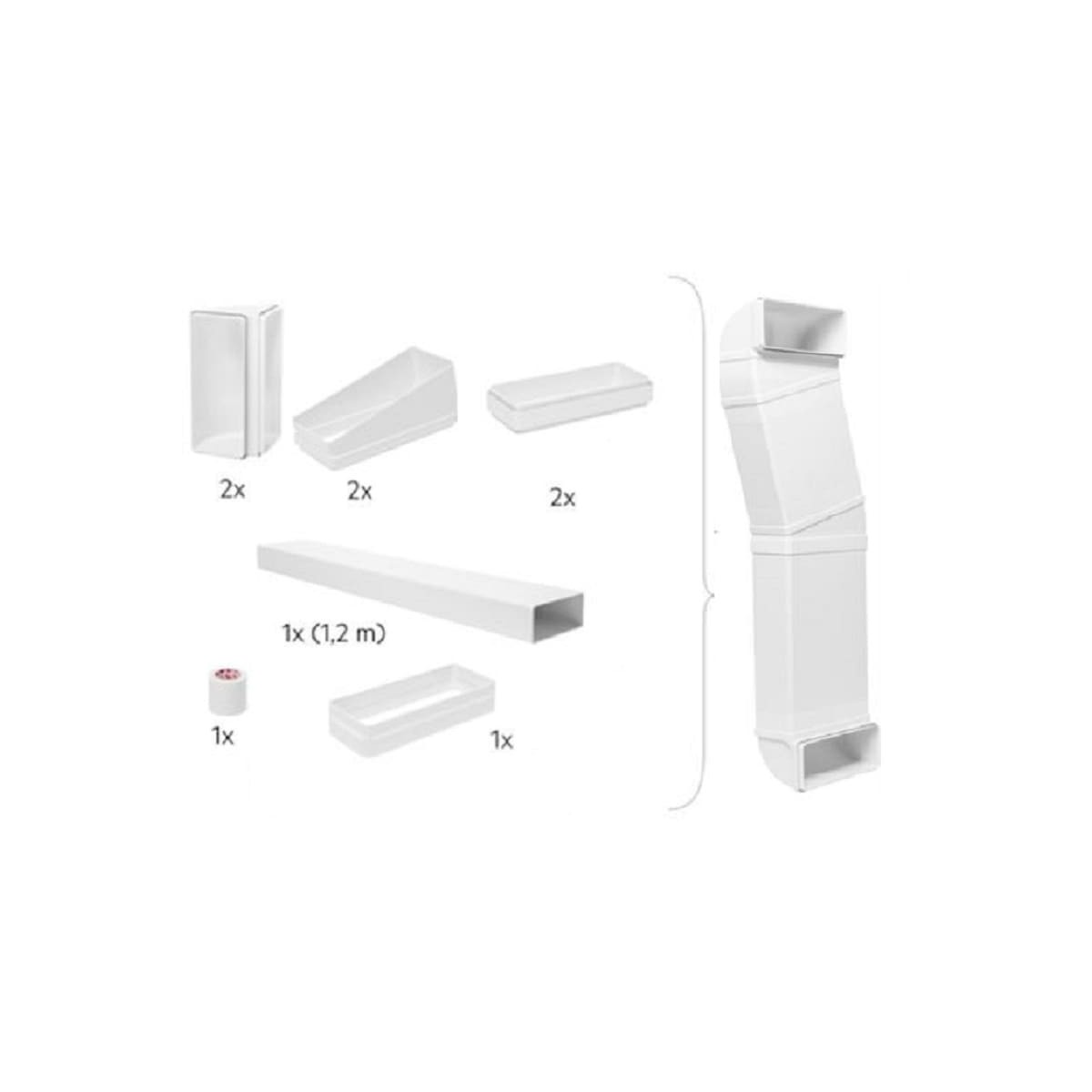 Kit para instalacion de Vitroceramica Electrolux M2CKCF01