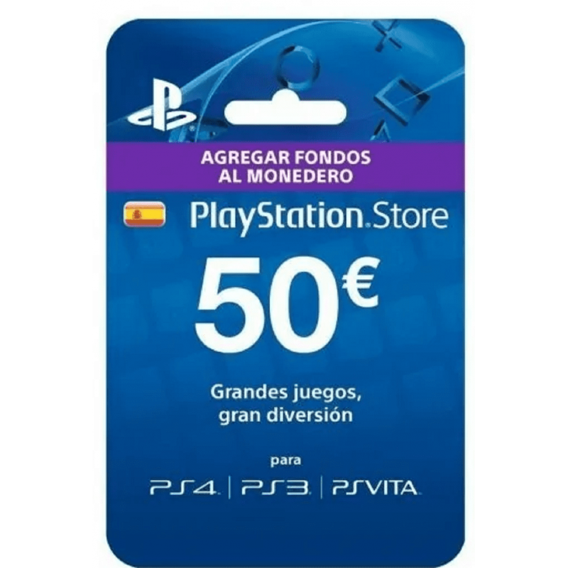 PLAYSTATION SONY LIVE CARDS EUR50