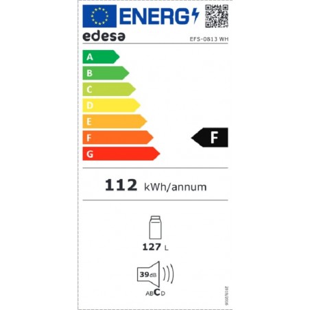 Frigorifico Edesa EFS0813WHA de 85cm