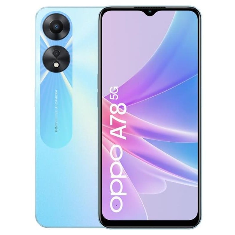 elefono OPPO A78 6,56" HD+ 5G 8GB 128GB Azul