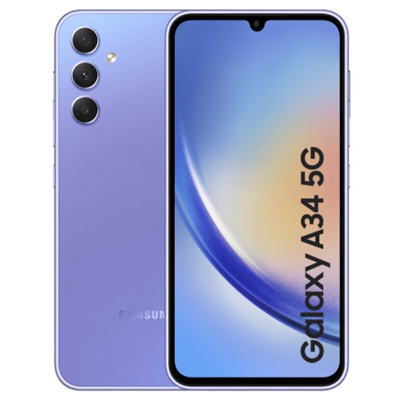 TELEFONO 5G 6.6" GALAXY A34 8GB 256GB VIOLETA