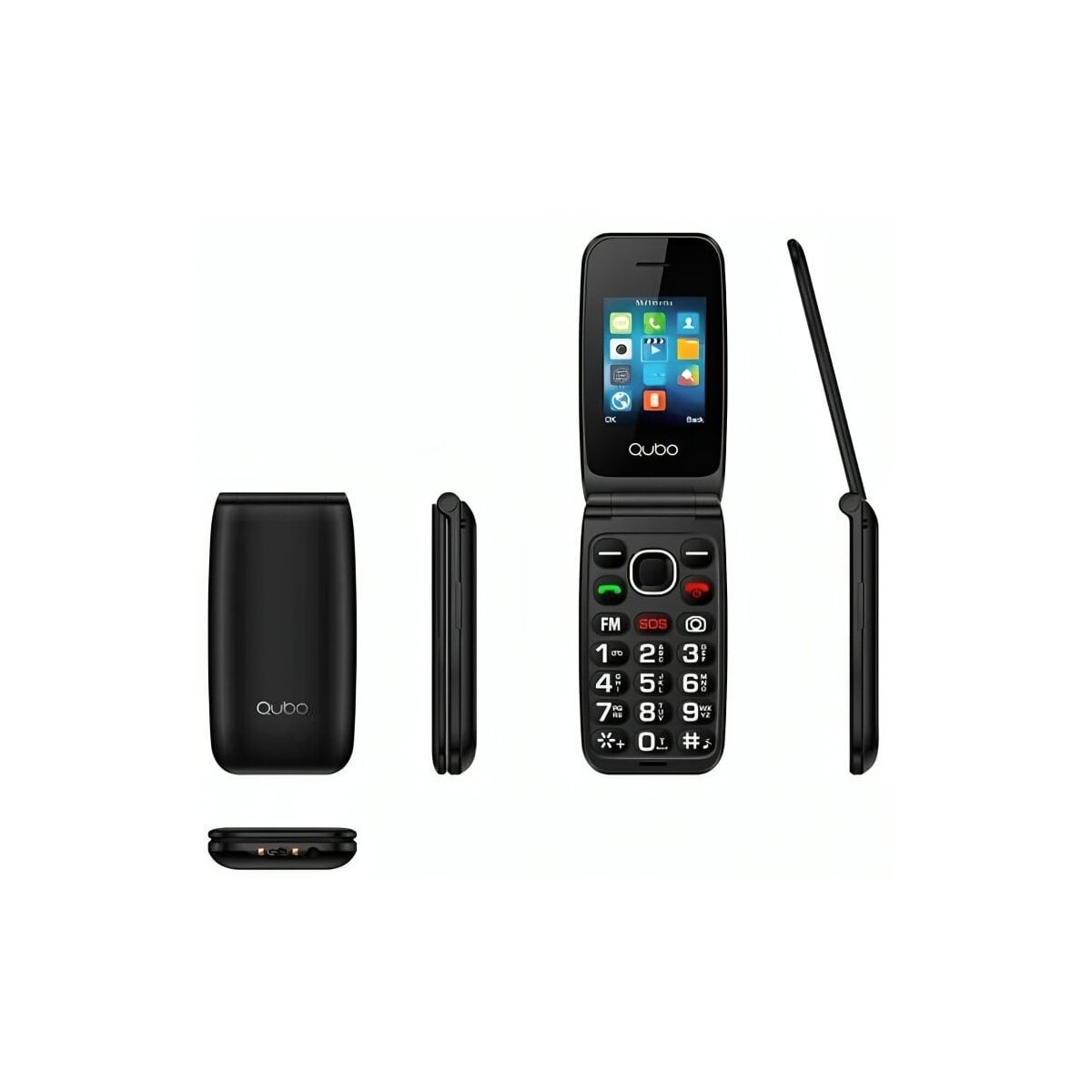 TELEFONO CONCHA 2.4\' NEO2NW BASE CARGA NEGRO