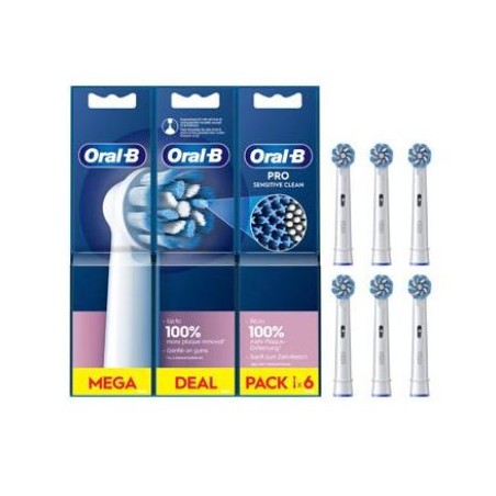 RECAMBIO ORAL-B CEPILLO DENTAL EB60-6 (2+2+2) SENSITIVE