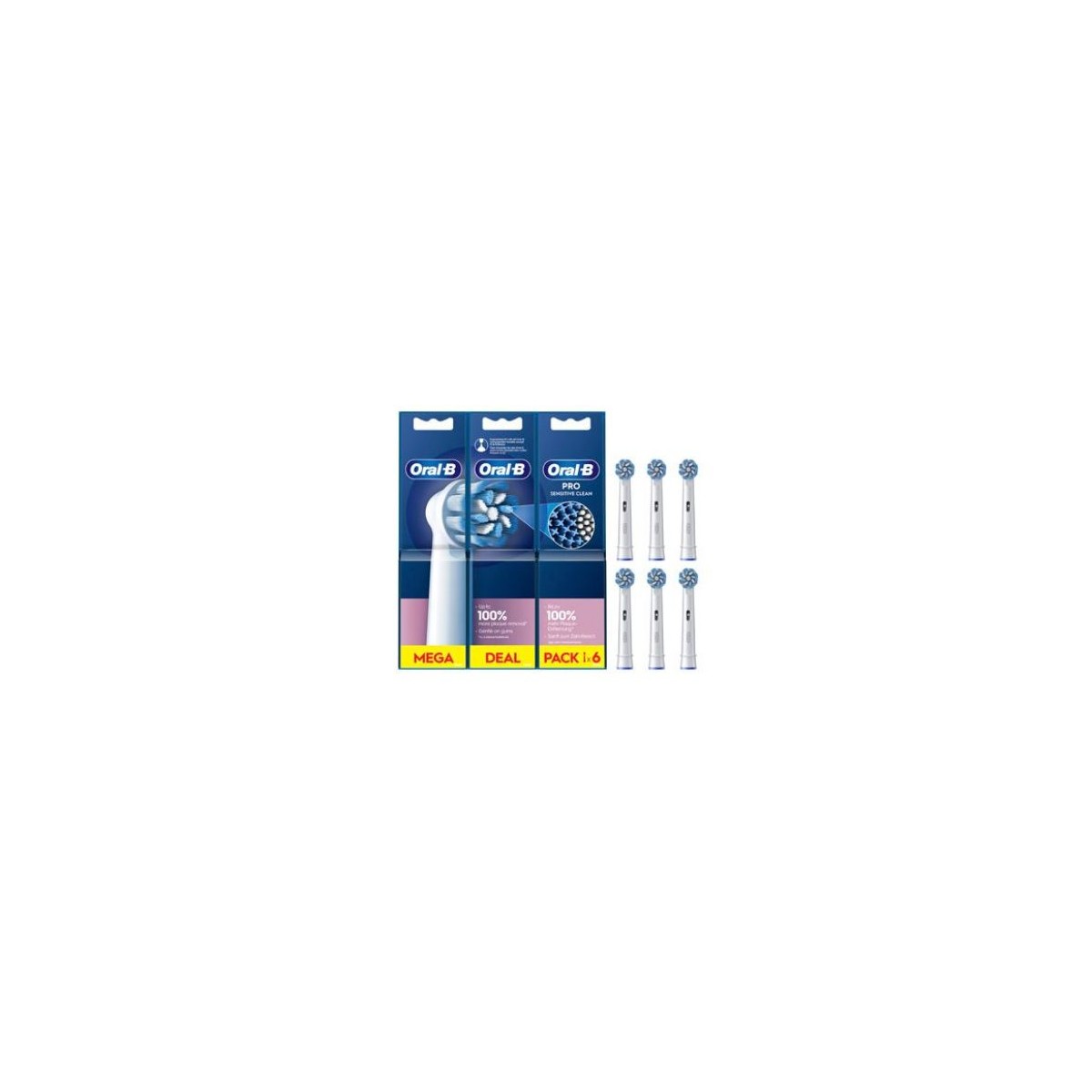 RECAMBIO ORAL-B CEPILLO DENTAL EB60-6 (2+2+2) SENSITIVE