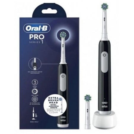 CEPILLO DENTAL ORAL-B PRO1 BLACK (EB50RX+EB60X)