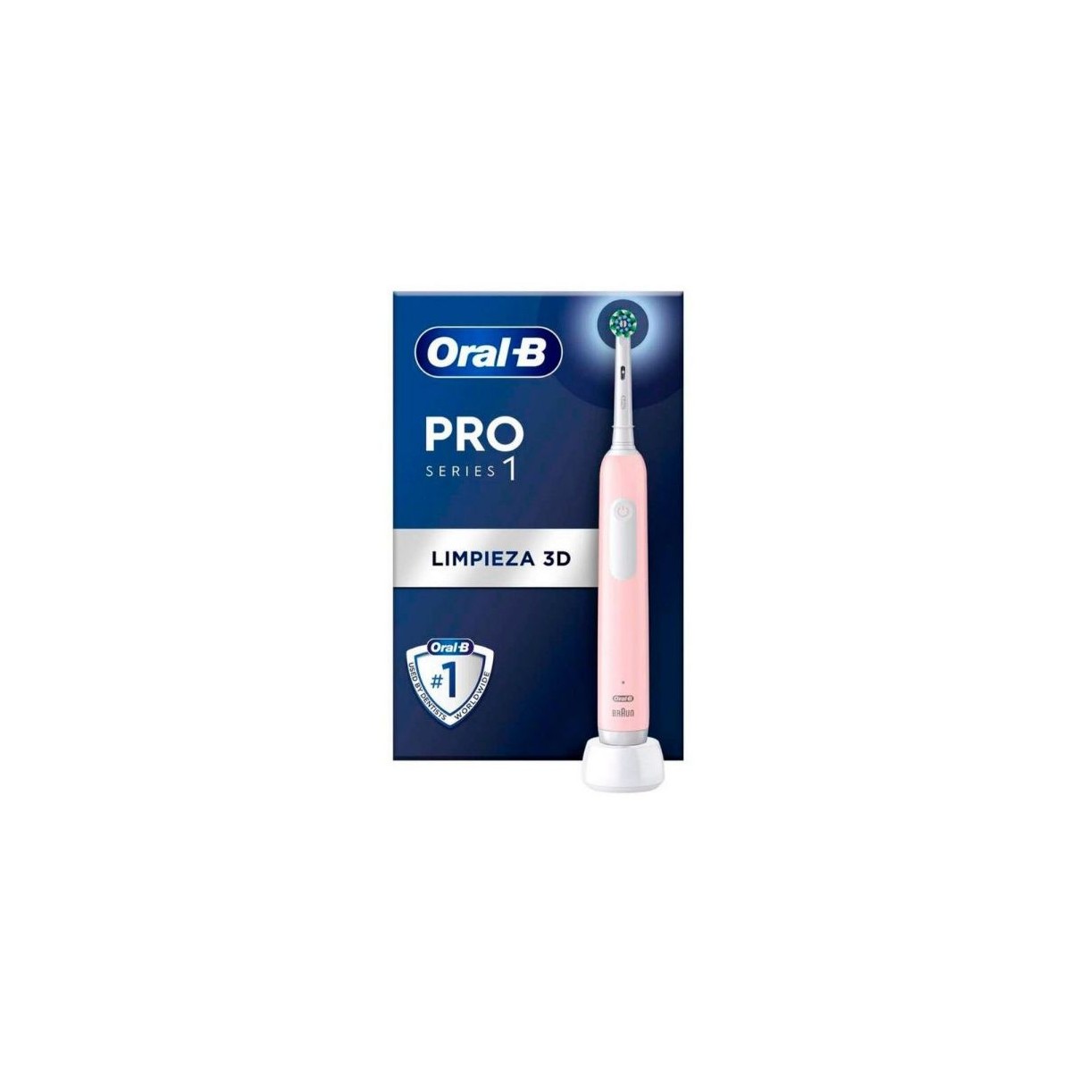 CEPILLO DENTAL ORAL-B PRO1 PINK (EB50RX + EB60X)