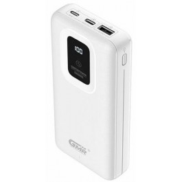 PowerBank Goms GOPB08BLK de 25.000mah Blanco Tipo C Recargable Pila