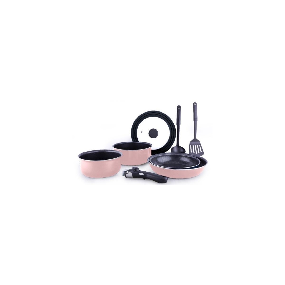 Batería de Cocina Amercook CKP0112 5 piezas Rosa