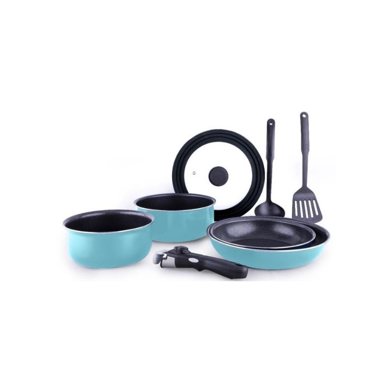 Batería de Cocina Amercook CKB012 5 piezas Azul