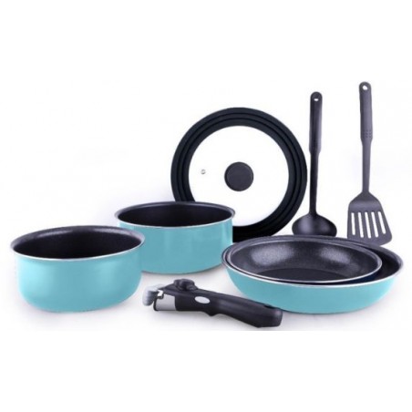 Batería de Cocina Amercook CKB012 5 piezas Azul