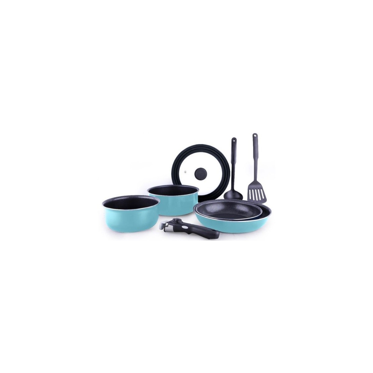 Batería de Cocina Amercook CKB012 5 piezas Azul