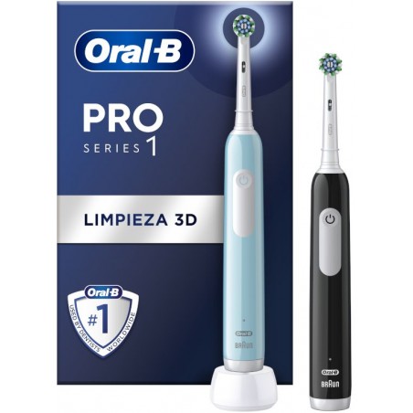 Cepillo Dental ORAL-B Pack Duplo PRO 1 negro + azul