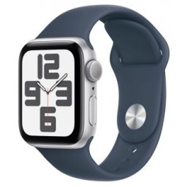 Comprar Reloj Apple Watch SE 2ªGEN GPS 40mm M/L Plata con Correa Azul Oferta Outlet