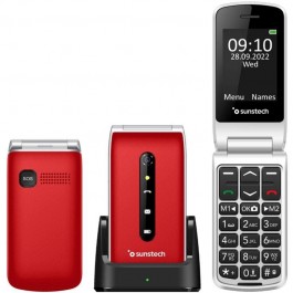 Telefono Móvil SUNSTECH CELT18 Rojo