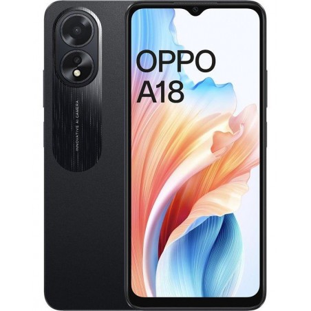 Telenofo Movil Oppo A18 de 4+128GB Negro