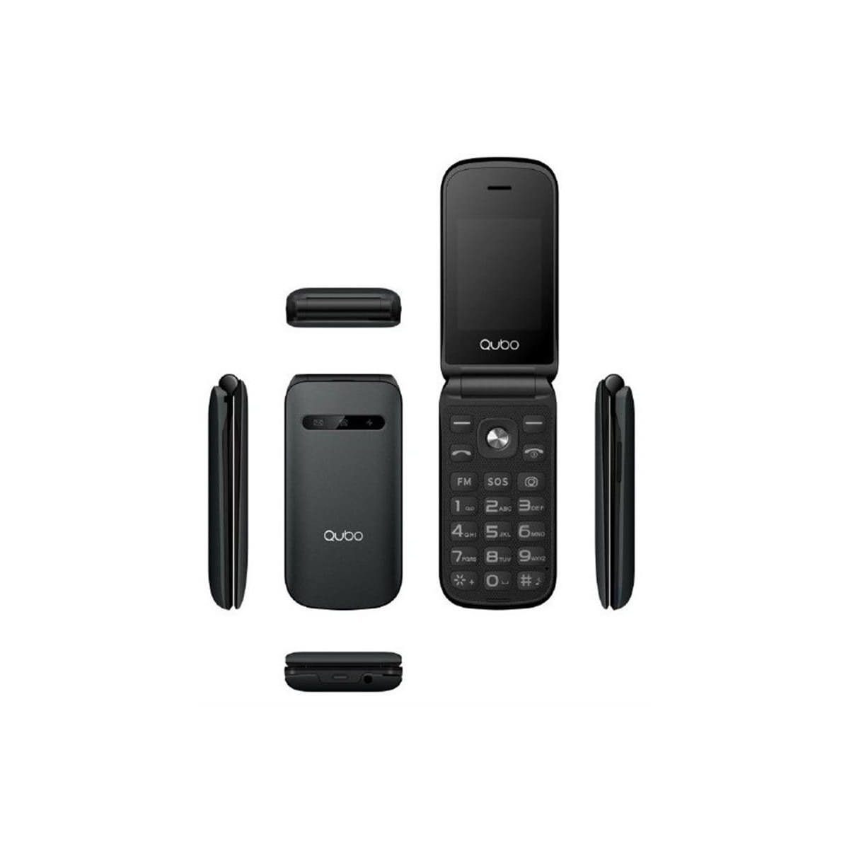 Telefono Qubo Concha X209bkmkii Negro Type C