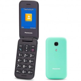 Comprar Telefono Panasonic Concha KX-TU400EXC 2.4'" Turquesa Oferta Outlet