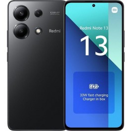 Comprar Telefono Movil Xiaomi Redmi Note 13 de 4g 8gb 256gb Dual Sim Negro Oferta Outlet