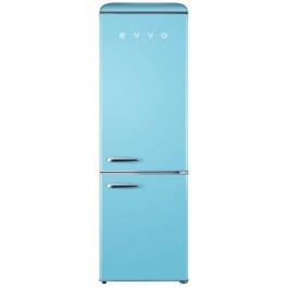 Comprar Frigorífico combi Evvo F55BL de 186cm Retro Azul Pastel Oferta Outlet