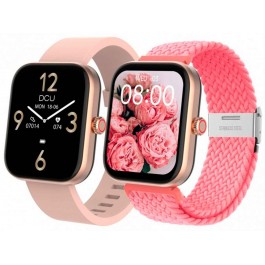 Comprar Reloj Dcu Smartwatch Los Angeles Rosa + Dorado Oferta Outlet