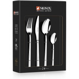 Comprar Cubiertos Monix M190974 Set de 24 Piezas Siena Oferta Outlet