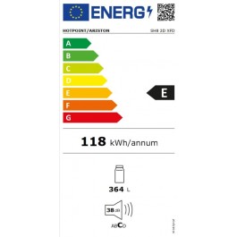 Frigorifico Hotpoint Indesit SH82DXFD de 188cm Inox