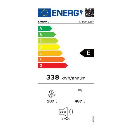 Frigorifico Samsung RF24BB620ES9EF de 180cm Inox