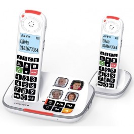 Teléfono Fijo SWISS VOICE Xtra 2355 Duo Blanco