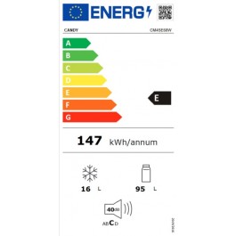 Frigorifico Integrable Candy CM4SE68W de 82cm 135 Litros
