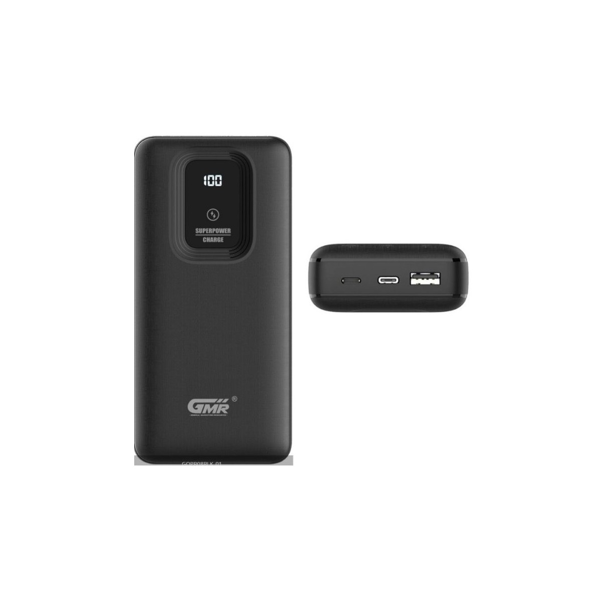 Cargador portatil Goms Gmr GOPB08BLK de 25000mah