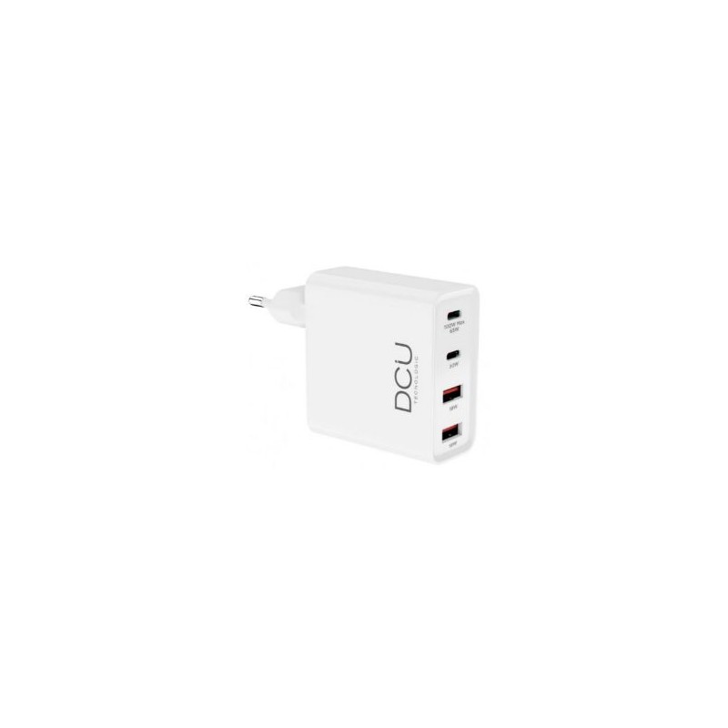 Cargador para Movil Dcu 37300770 White 100w 2Usb-c + Usb-a