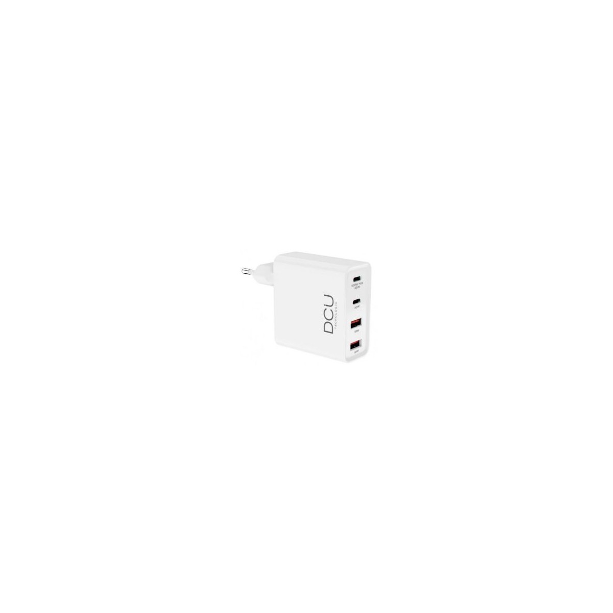 Cargador para Movil Dcu 37300770 White 100w 2Usb-c + Usb-a