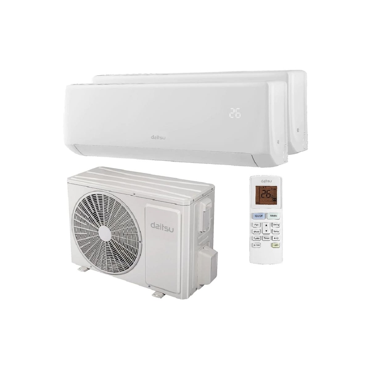 Aire Acondicionado Daitsu DSM9U2KDB2EUE18 de 4300 Fr 2X1 Inverter