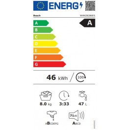 Lavadora Bosch WAN28286ES de 8kg 1400rpm