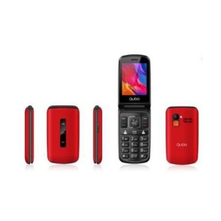 Telefono Concha Qubo P-210NWRD 2.8" Rojo