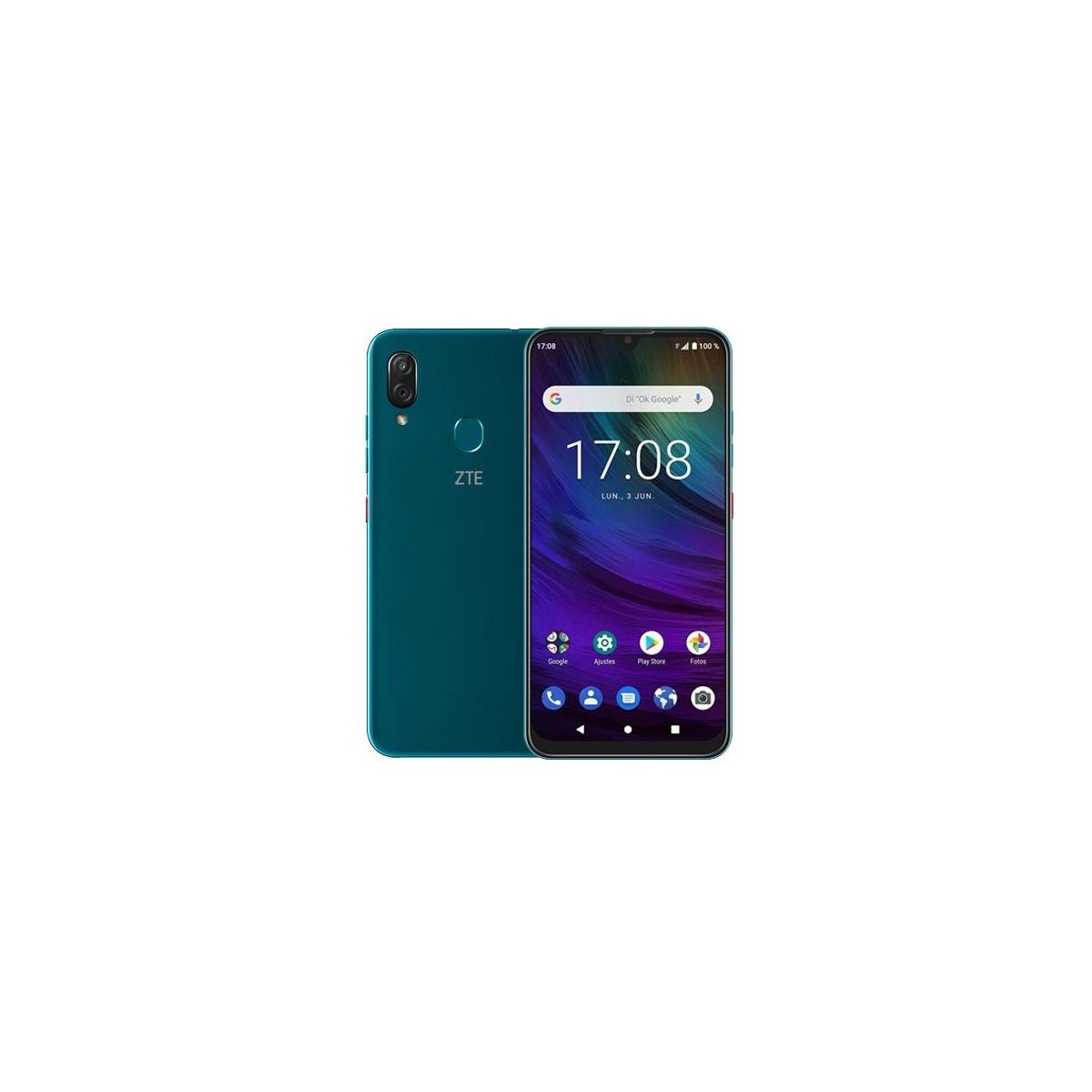 Telefono Movil Zte V10VITAV 6,2" Verde Android