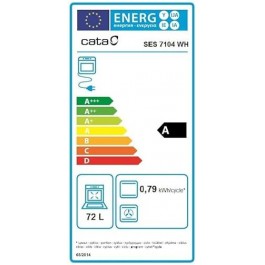 Horno Cata SES7104 WH de 60cm Blanco