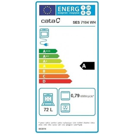 Horno Cata SES7104 WH de 60cm Blanco