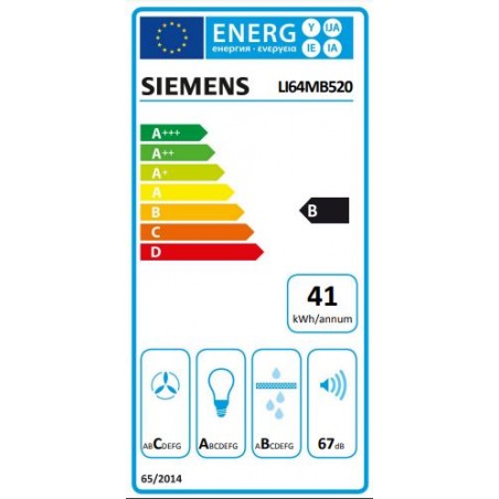 Campana Siemens LI64MB520 de 60cm Telescopica