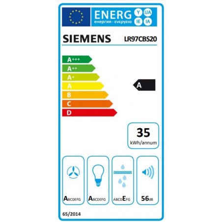 Campana Siemens LR97CBS20 de 90cm Blanco