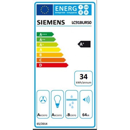 Campana Siemens LC91BUR50 de 90cm Inox